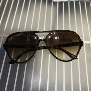 Ray-Ban aviator tortoise glasses